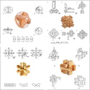 ULT-unite3D Wooden Cube Brain Teaser Puzzle — 2
