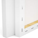 GOTIDEAL Stretched Canvas, 12x16 Inch Set of 6, Primed White - 100% Cotton Artist Canvas Boards for Painting, Acrylic Pouring, Oil Paint Dry & Wet Art Media | 12"x16" — 5