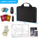 ENGPOW Accordion File Organizer, Fireproof Expanding File Folder with 13 Pockets Document Organizer with Handle & Labels, Portable Home Travel Safe Storage for Letter A4 Files and More, Black — 5