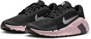 Nike Women's Flex Train Training/Workout Shoes - Black/Metallic Platinum/Silt Red/Cave Purple — 5