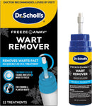 Dr. Scholl's Freeze Away Wart Remover for Hands & Feet, 12 ct – Removes Fast in as Little as 1 Treatment, Fast-Acting Treatment for Common and Plantar Wart Removal, Safe to Use on Kids Ages 4+ — 1