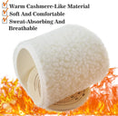 Janmercy 3 Pairs Wool Fleece Insoles, Adjustable Warm Fuzzy Inserts — 4