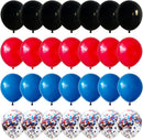 12 Inch Red Blue Black Balloons for Spider Cool Man Birthday Decorations — 8