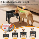 URPOWER Mess Proof Elevated Dog Bowls 4 Height Adjustable Raised Stand — 6
