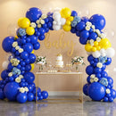 RUBFAC Blue Balloons Different Sizes Royal Blue Balloon Arch Kit 154pcs — 8