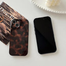 Huahuacase Compatible with for iPhone 16 Case, Tortoise Shell Chic Amber Brown Print Leopard, Classic Soft TPU Protective Shockproof Case for iPhone 16 6.1 ''Color2 — 3