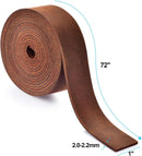 Leather Strap 1 Inches Wide Flat Leather Straps for Crafts, Full Grain Oil Tan Leather Strips for Crafts, Tooling, Belt, Garden Tools (2mm Thick 72 Inches Long Dark Brown) — 4