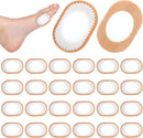 24 Pcs Bunion Pads to Wear with Shoes, Self-Adhesive Waterproof Cushion Protector, Multi-Size Moleskin for Feet, Breathable Foam Bunion Pads — 1