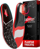 Plantar Fasciitis Insoles for Men & Women - High Arch Support Inserts - Pack of 1 Black — 1