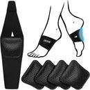 ZAIWOO Wearable Arch Support Inserts for Women & Men – 2 Adjustable Heights | Black — 1