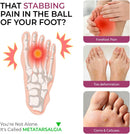 Welnove Metatarsal Pads for Women Men - 8 Pcs Foam Ball-of-Foot Cushions Pads to Prevent Feet Sliding - Soft Foot Insert Pads for Metatarsalgia, Morton’s Neuroma, Calluses, Fit for High Heels,Shoes 2