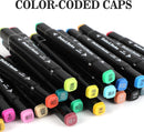 Dabo&Shobo 24 Colors Drawing Markers, Dual Tip Art Markers, Coloring Marker For Adult Sketching And Coloring | 1 Count (Pack of 24) — 5