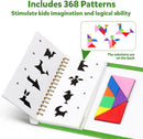Magnetic Tangram Puzzle for Kids, Montessori Travel Game — 4