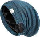 YANIBEST Slouchy Beanie Hat Satin Lined Sleep Cap Chemo Headwear Caps Blue — 1