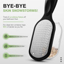 FERYES Foot File Callus Remover with Dead Skin Catcher – The Genius Foot Scrubber for Mess-Free Pedicures, Heel Scraper for Cracked Heel Treatment, Wet & Dry Use Feet Rasp - Black — 4
