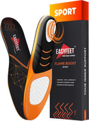 Running & Sport Insoles for Men & Women - Athletic Sneaker Inserts - Black — 1