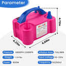 PCFING Balloon Pump Electric with Dual Nozzle & Balloon Tie Tool | Small — 6