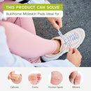 Bukihome Moleskin Adhesive Pads for Feet - Blister Prevention Tape - Moleskin Padding for Blisters, Shoes, Toes, Heel, Reduce Friction Pain - 11 Sheets of 4 Shapes (22 Pieces Total, Beige) | 11 Sheets (22 Pieces Total) — 4