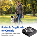 XIAZ Elevated Dog Bowls Large Breed Raised Dogs Bowl Stand Large/Medium Sized…