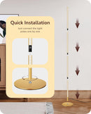 EDISHINE 59.84" Floor Lamps for Living Room, 3000K & Stepless Dimmable,Gold — 6