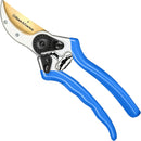 Haus & Garten ClassicPRO 8.5" Premium Titanium Bypass Pruners - Use as Garden Shears Pruning Shears for Gardening, Hand Pruners, Handheld Garden Clippers, Scissor Clipper Tool | Blue Non Slip Soft Grips — 1