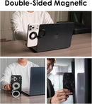 Aulumu G09 Magnetic Ring Grip | Omnidirectional Rotation | MagSafe Compatible | Aluminium Alloy Construction | Stable Dual-Sided Magnetic Attachment | Includes Handle Ring Phone Stand- Black photo 4