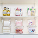 Vtopmart 6 Pack Clear Stackable Storage Bins with Lids and Handles, Large — 5