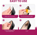 4-Pair Heel Grips Pads for Loose Shoes - Welnove Skin-Friendly Heel Liners for Back of Heel Protect, Prevent Blisters, Rubbing, Slipping - Shoe Inserts Fillers for Heel Pain Relief for Women Men — 7