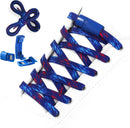 Aiboxin Elastic No Tie Shoelaces for Kids Adults Tieless Stretch Shoe Laces | Camo Blue — 1