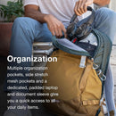 Osprey Nebula Commuter Backpack, Green OS | Moss Green-earl Grey Heather — 4