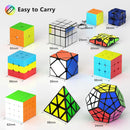 Vdealen 12 Pack Speed Cube Set Puzzle Cube Pack, 2x2 3x3 4x4 Pyramid Dodecahedron Mirror Skewb Snake Ivy Infinity Sandwich Fidget Spinner Magic Cube, Smooth Cube Bundle Toys Gift for Kids & Adults — 2