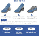 1 Pair Morton's Extension Orthotic – 1.5mm Carbon Fiber Insoles for Hallux Rigidus/Limitus, Turf Toe, Morton's Toe – Post-Op Shoe Alternative(US M 8-8.5 / W 9-9.5 - 255 mm) — 5