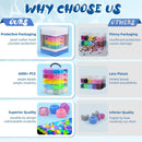 Gionlion 6000+ PCS Pony Beads 30 Assorted Colors Includes Glow in the Dark Bead, Kandi Beads for Jewelry Making,… — 2