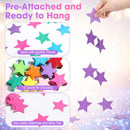 Patelai 130 ft Star Garland Banner Decor,Rainbow | 130 feet — 3