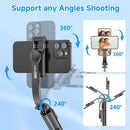 SelfieShow Selfie Stick, Extendable Selfie Stick Tripod with Wireless Remote and Tripod Stand, Portable, Lightweight, Compatible with iPhone 17 16 15 14 13 12 Pro Xs Max/Samsung Smartphone and More photo 5