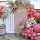 134Pcs Retro Rose Red Balloons Different Sizes 5 10 12 18 Inch Retro Rose Red Latex Balloon for Birthday Wedding Baby Shower. — 5
