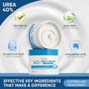 Urea Cream 40 Percent with 2% Salicylic Acid, Urea Cream 40 Percent for Feet Maximum Strength, Foot & Hand Cream for Dry Cracked Heels, Callus Softener for Rough Thick Skin, 5.29 oz - 1P — 2