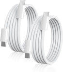 USB C to USB C Cable, 2Pack 6FT 60W Type C Fast Charging Woven Cord 1