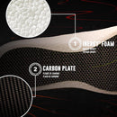 Spenco Propel + Carbon Performance Shoe Insoles for Women and Men, Men's 8-9.5/Women's 9-10.5 Red — 2