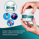 Plantar Fasciitis And Heel Spur Cream By PMT - Cream For Foot Relief. High Concentration of Arnica; Vitamin B6, MSM, Glucosamine - To Soothe and Relieve - 2.82 OZ — 6