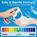 Suede Shoe Cleaner, Suede & Nubuck Cleaner Removes Dirt and Stains, No-Rinse Foam Suede Cleaner Kit for Suede, Nubuck — 4