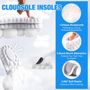 4D Insoles - 4D Cloud Technology Insole - Super Soft, Ultra Comfort Insoles, 4D Sports Shoes Insoles, Acupoint Massage Insole for Foot & Joint Support (11-12, Gray) — 3