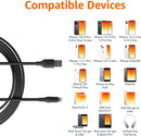 Amazon Basics Apple MFi Certified USB-A to Lightning Charger Cable for iPhone iPad, Heavy-Duty Fast-Charge, 10ft, Black 2