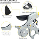 Germany Pruning Shears For Gardening, Arthritis Weak Hand Snips, 4x cutting power trimming, 1-Inch Cut Capacity Garden Clippers, Ergonomic handle, Rust resistant, high strength steel, Sharp | Yellow — 2