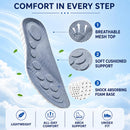 4D Cloud Soft Cushion Shoe Insoles - Black - Men 7–12 — 2
