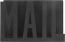 MyGift Modern Black Mail Holder Organizer with Cutout MAIL Lettering Design — 5