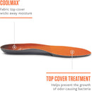 Sof Sole mens Airr Performance Full-length Insole, Orange, 11-12.5 US — 5