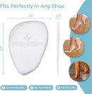 Mind Bodhi Ball of Foot Cushions for Women - 2 Pairs - Clear Gel 3