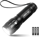 Lepro LED White Light Flashlight, High Lumens Waterproof Adjustable Focus — 1