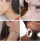 600Pcs Hypoallergenic Earring Hooks, Black Earring Making Kit, with Earring Backs and Jump Rings for Jewelry Making… — 7